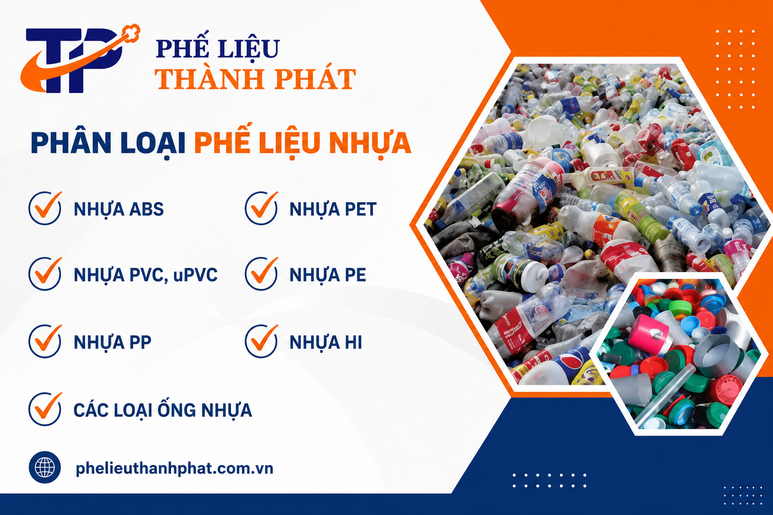 Phân loại phế liệu nhựa